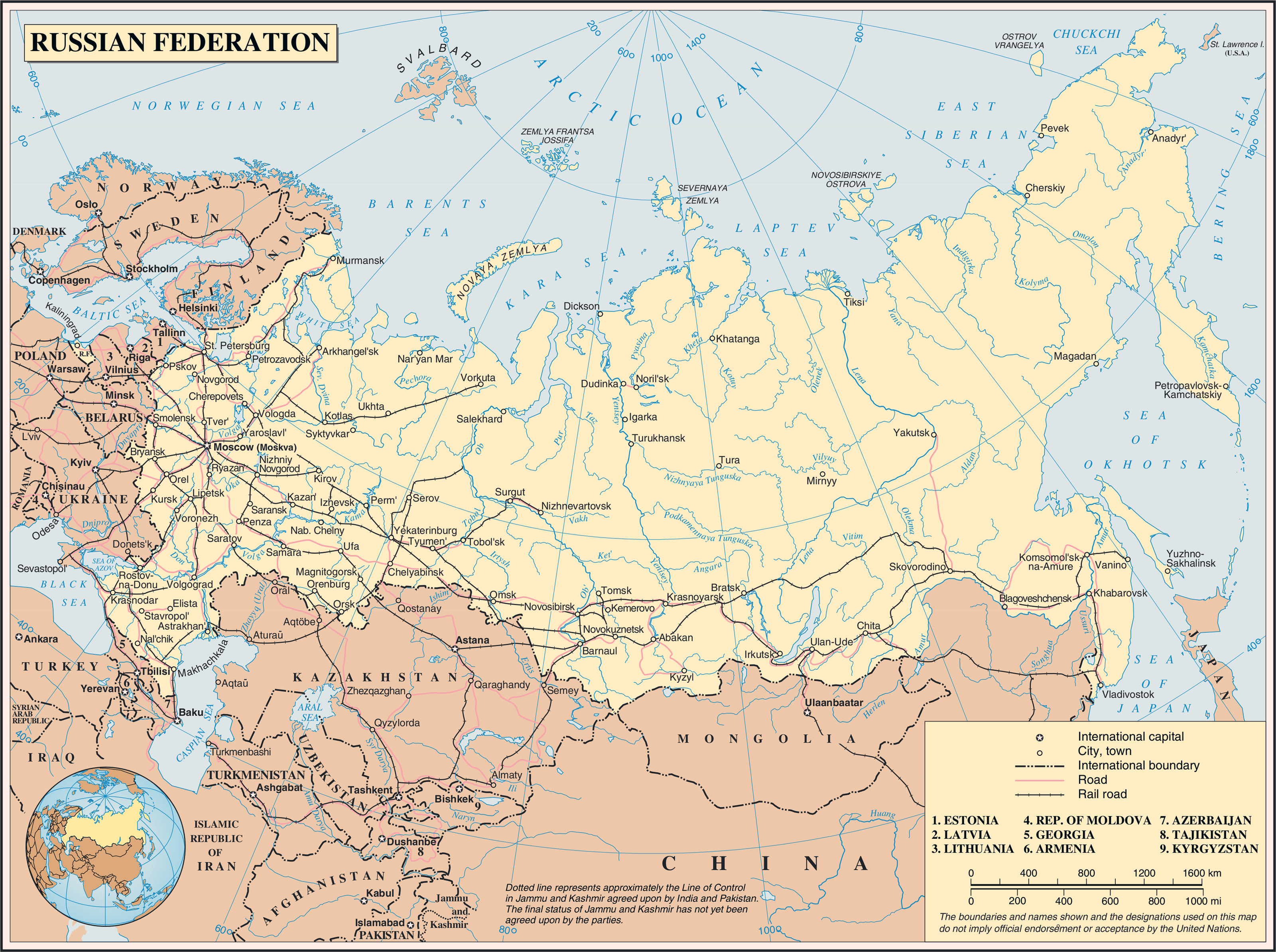 Maps Russian 100