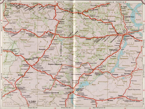Карта железной дороги Пензенской области. Карта жд Пензенской обл. Российские железные дороги - Пензенская область.