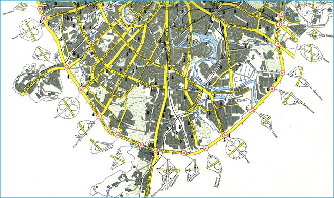 Атлас. Москва и московская кольцевая автомобильная дорога (МКАД). Новый атлас автомобильных дорог России. (Юг)