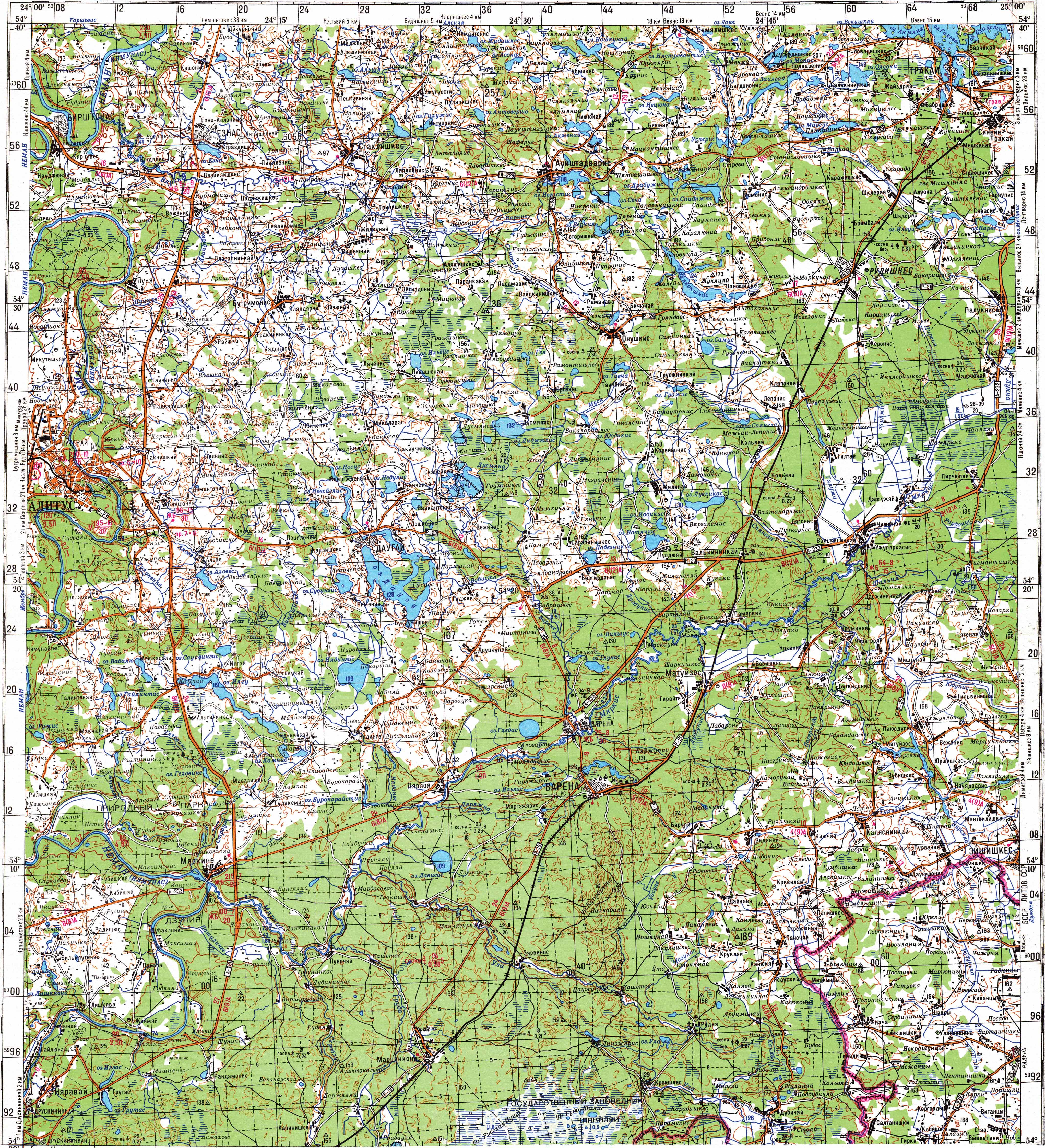 Карты генштаба россии