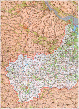 Черкасская область. Топографические карты Черкасской области. Все населенные пункты. Карты масштаба 1:200000. (Запад)